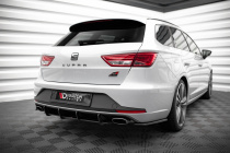 Seat Leon Cupra Sportstourer Mk3 2012-2016 Bakre Sidosplitters V.1 Maxton Design